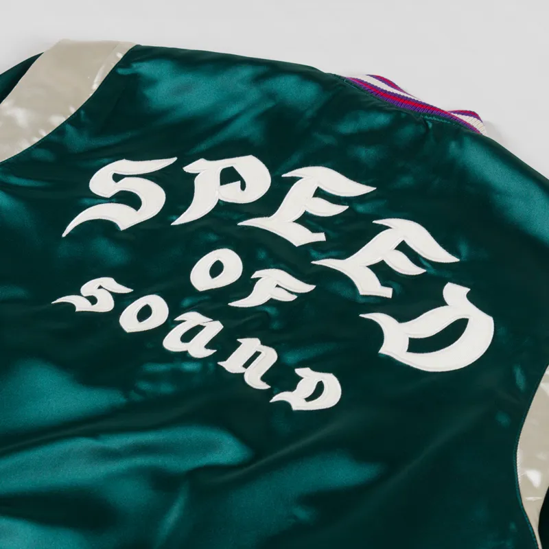 Deus Ex Machina Memento Mori Bomber Jacket Emerald Green
