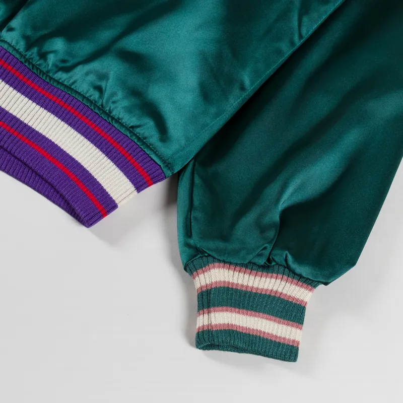 Deus Ex Machina Memento Mori Bomber Jacket Emerald Green