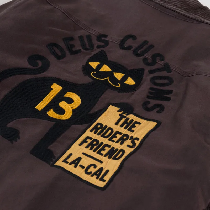 Deus Ex Machina Super Stitious Jacket Chocolate Brown-6