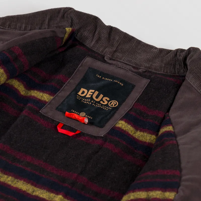 Deus Ex Machina Super Stitious Jacket Chocolate Brown-7