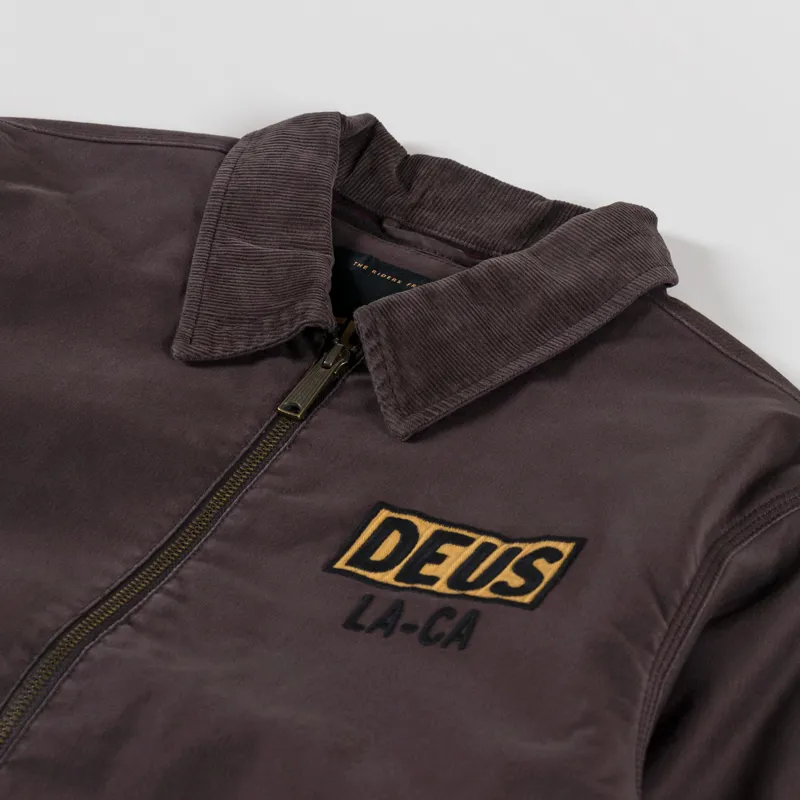 Deus Ex Machina Super Stitious Jacket Chocolate Brown-8