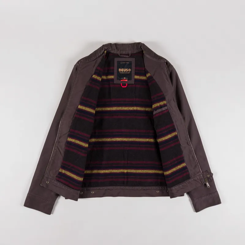 Deus Ex Machina Super Stitious Jacket Chocolate Brown-1