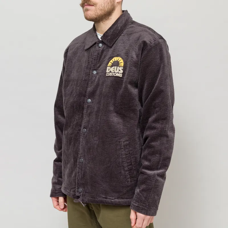 Deus Ex Machina Stokes Coach Jacket Anthracite-1
