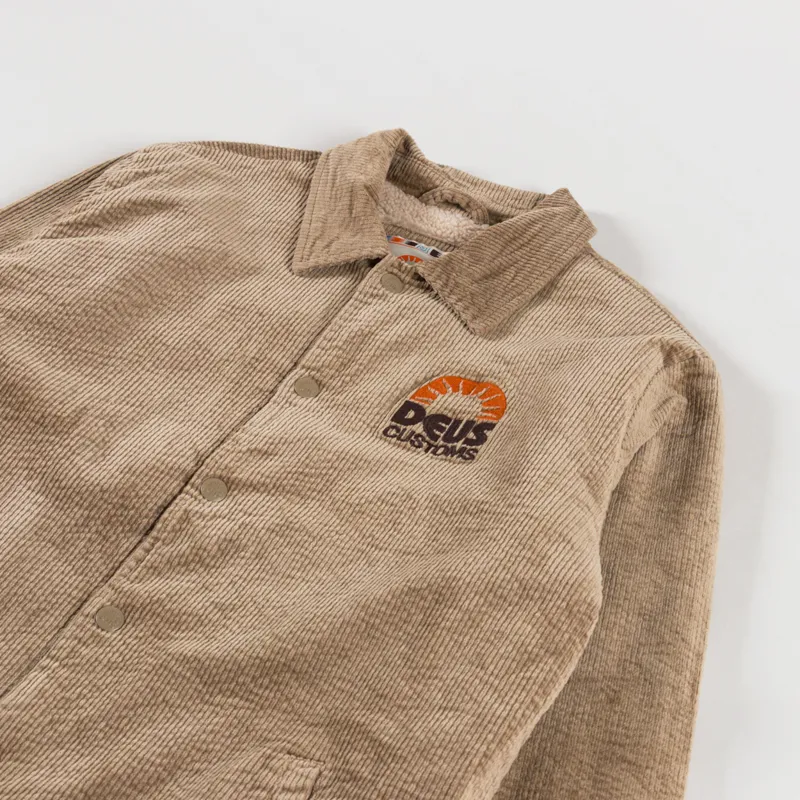 Deus Ex Machina Stokes Coach Jacket Khaki-6