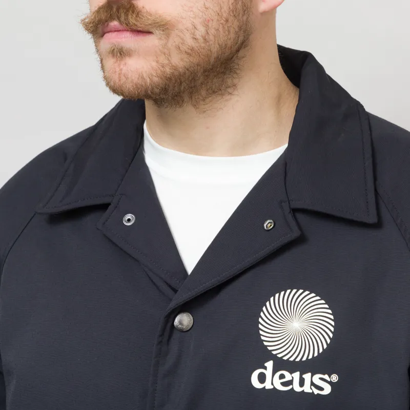 Deus Ex Machina Strata Coach Jacket Black-5
