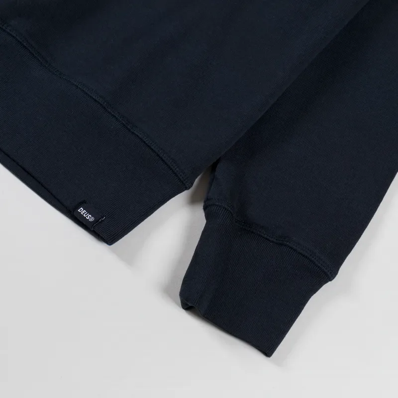 Deus Ex Machina Nice To See You Crew Sweat Black-4