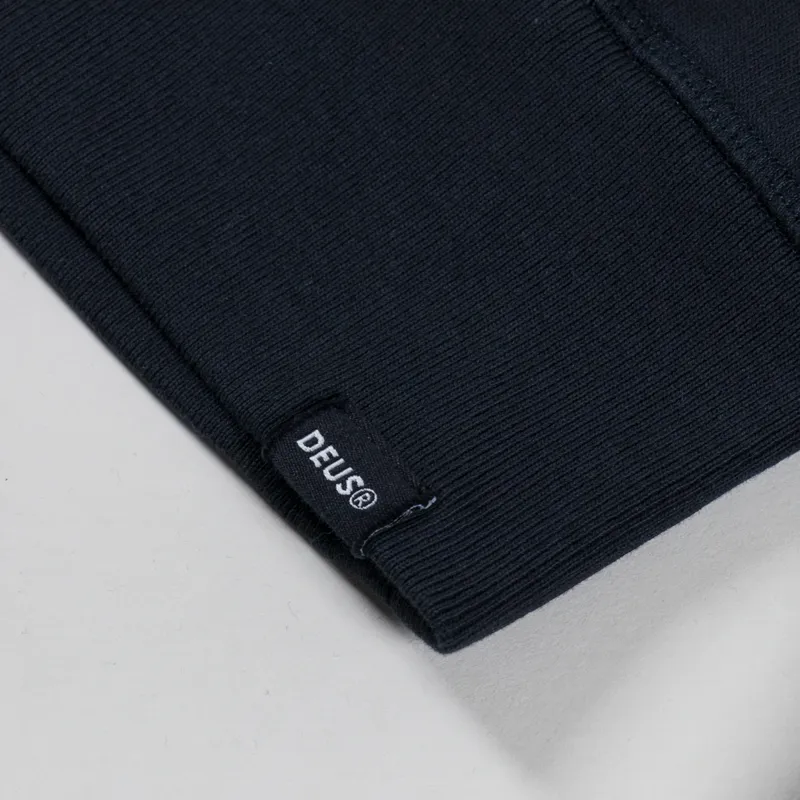 Deus Ex Machina Nice To See You Crew Sweat Black-5