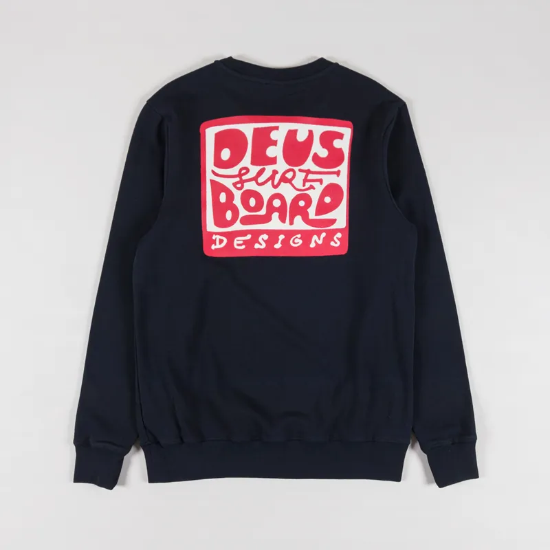 Deus Ex Machina Nice To See You Crew Sweat Black