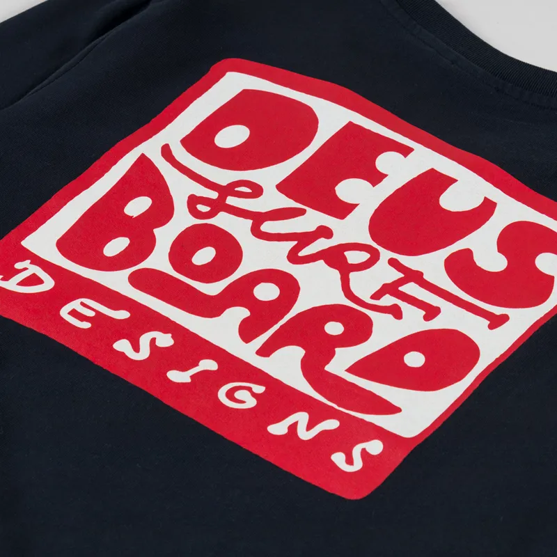 Deus Ex Machina Nice To See You Crew Sweat Black-7