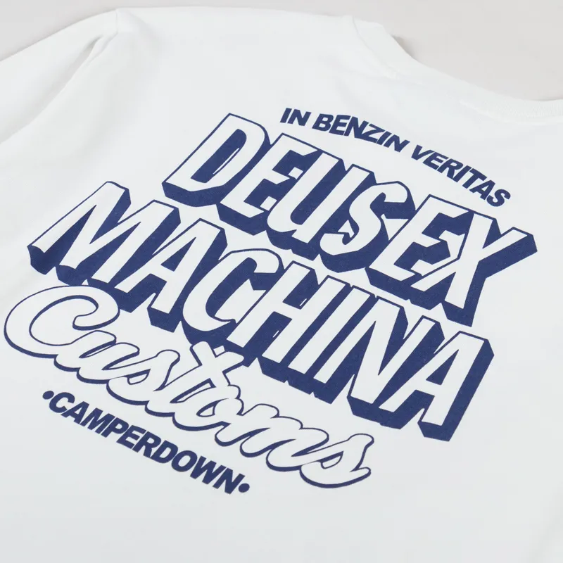 Deus Ex Machina Ever Seen Crew Vintage White-7