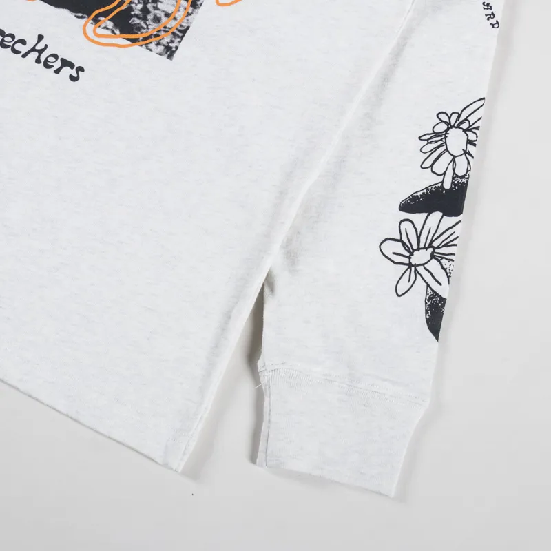 Deus Ex Machina Migration Long Sleeve T Shirt Light Grey Marl-10