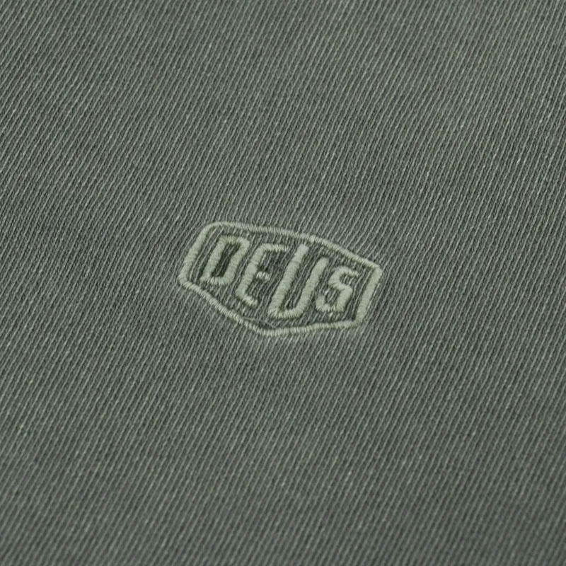 Deus Ex Machina Shield Garment Dyed T Shirt Cypress Green-2