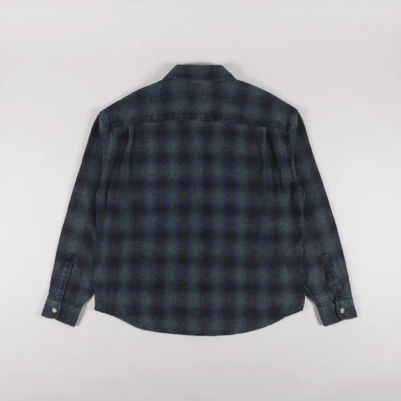 Deus Ex Machina Too Busy To Work Check Shirt Black Check-1
