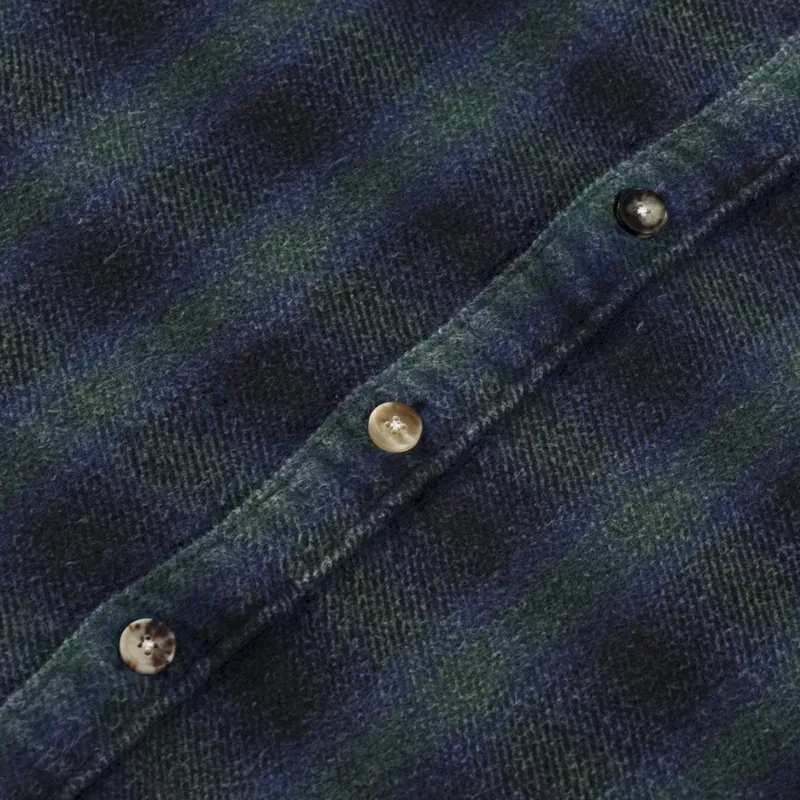 Deus Ex Machina Too Busy To Work Check Shirt Black Check-5