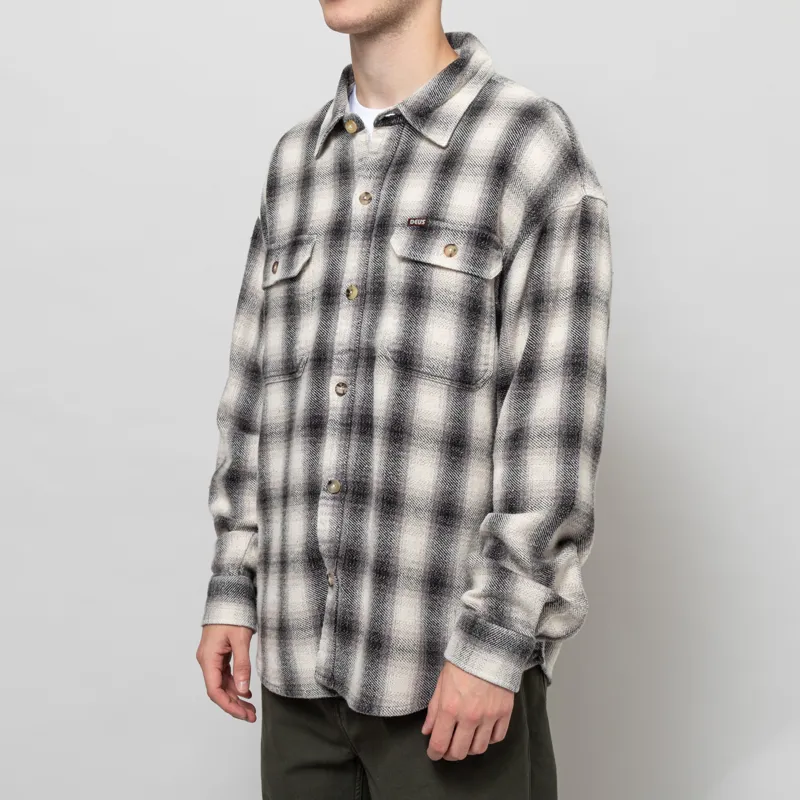 Deus Ex Machina Too Busy To Work Check Shirt White Check-2