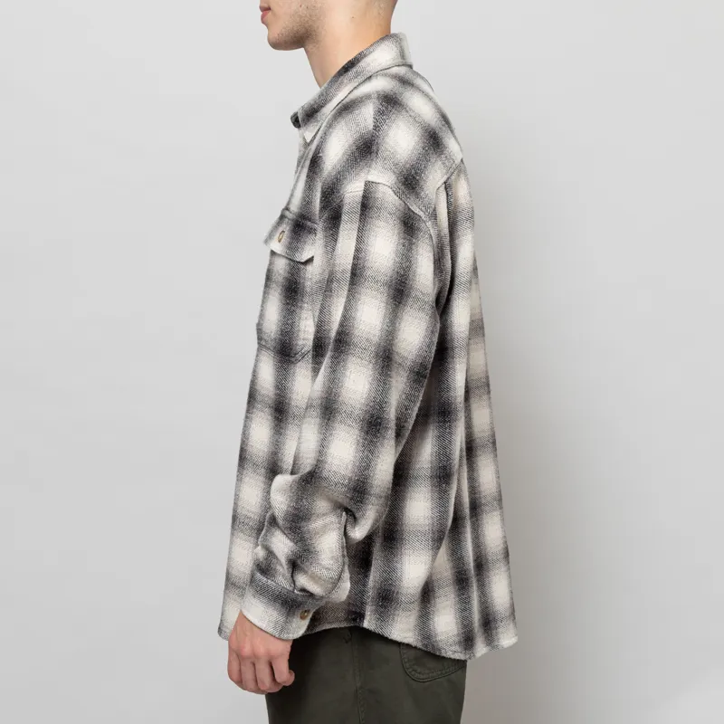 Deus Ex Machina Too Busy To Work Check Shirt White Check-3