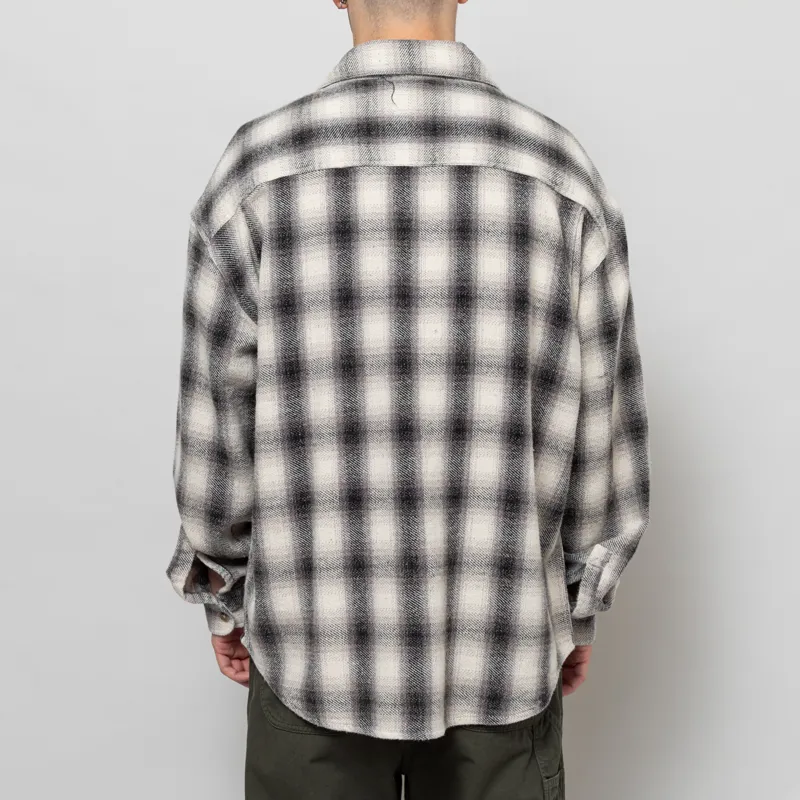 Deus Ex Machina Too Busy To Work Check Shirt White Check-4