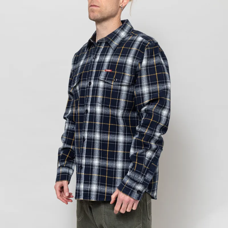 Deus Ex Machina Jermaine Check Shirt Blue-1