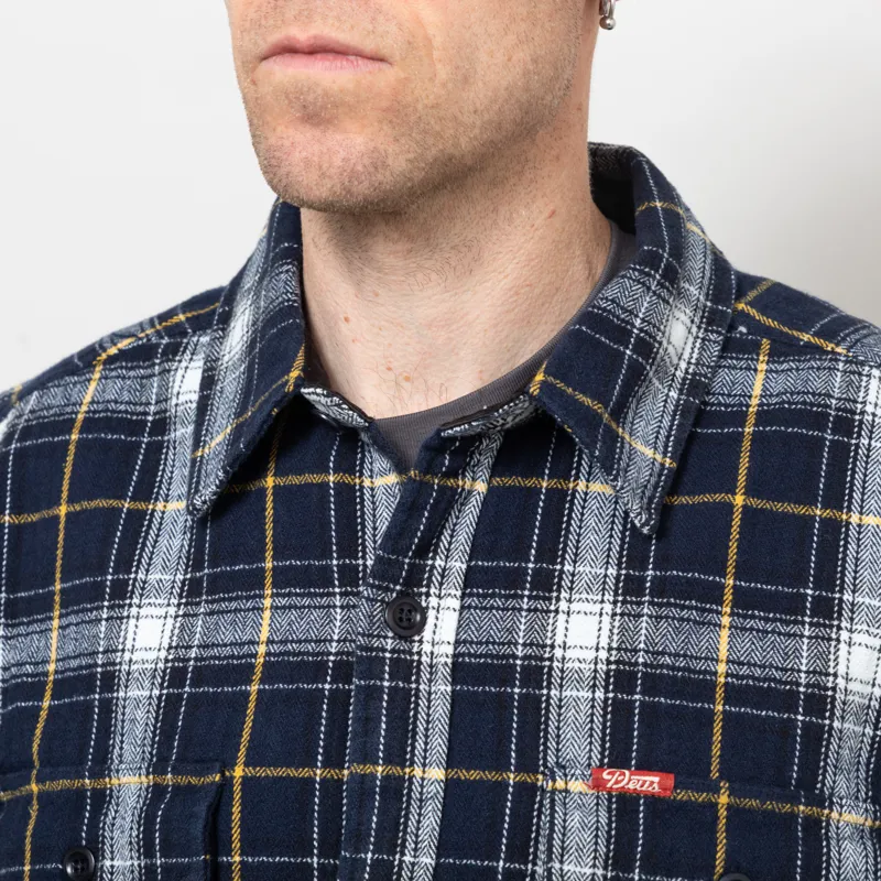 Deus Ex Machina Jermaine Check Shirt Blue-5
