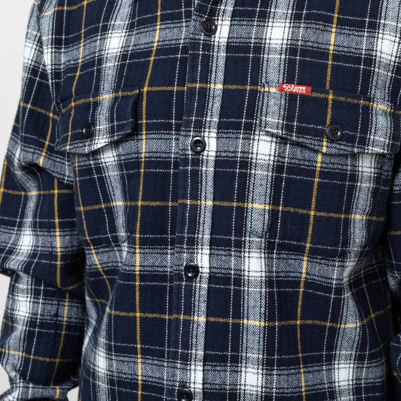 Deus Ex Machina Jermaine Check Shirt Blue-6