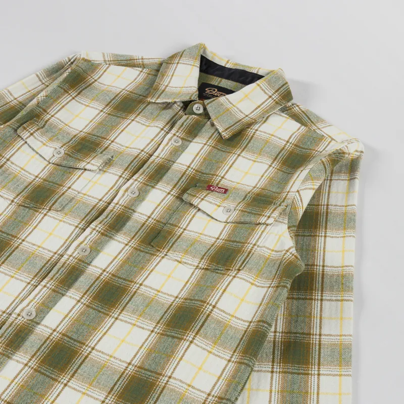 Deus Ex Machina Jermaine Check Shirt Dirty White-2