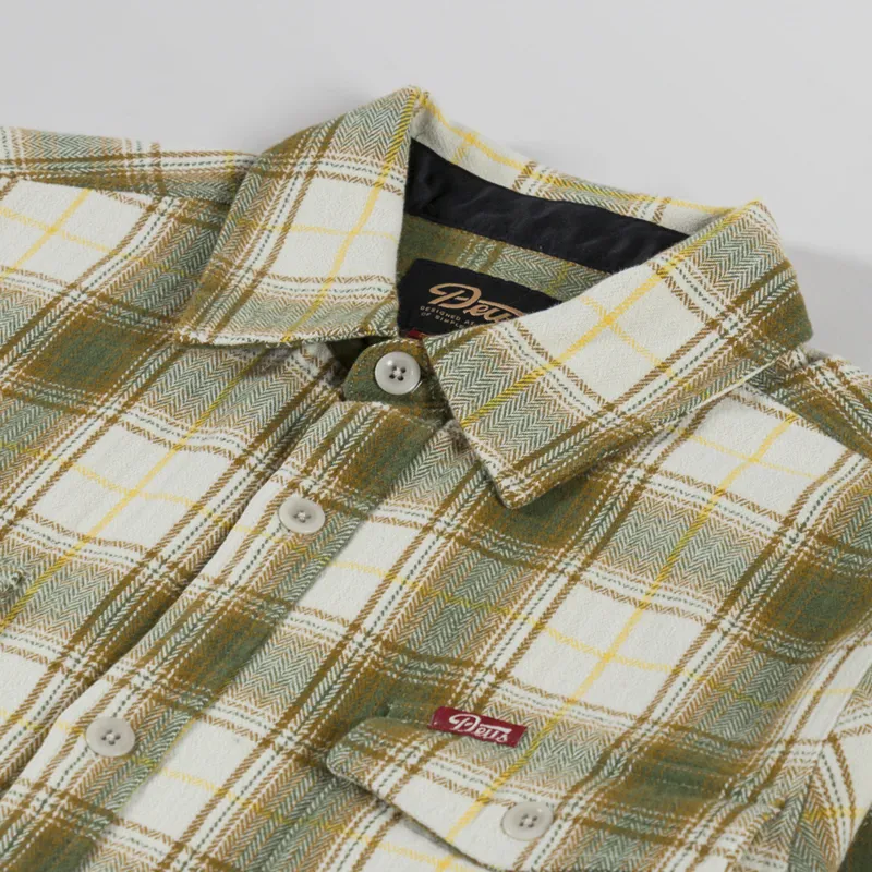 Deus Ex Machina Jermaine Check Shirt Dirty White-4