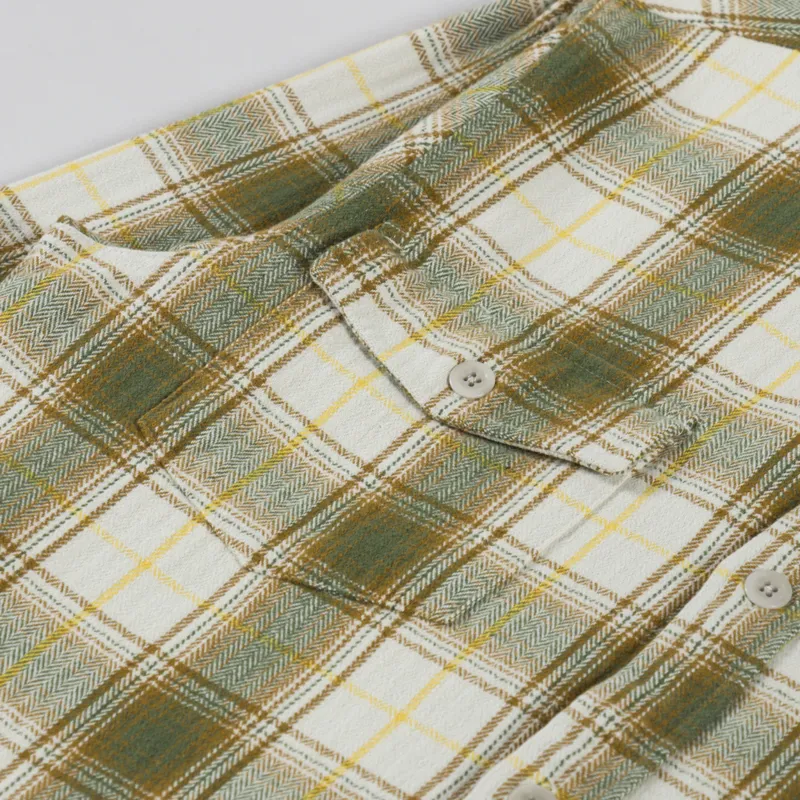 Deus Ex Machina Jermaine Check Shirt Dirty White-6