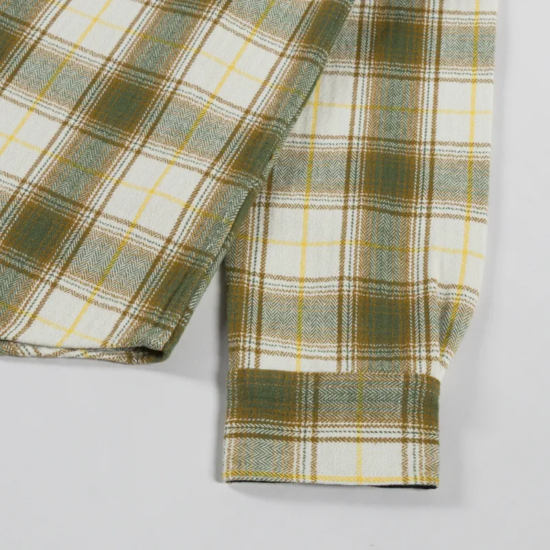 Deus Ex Machina Jermaine Check Shirt Dirty White-8