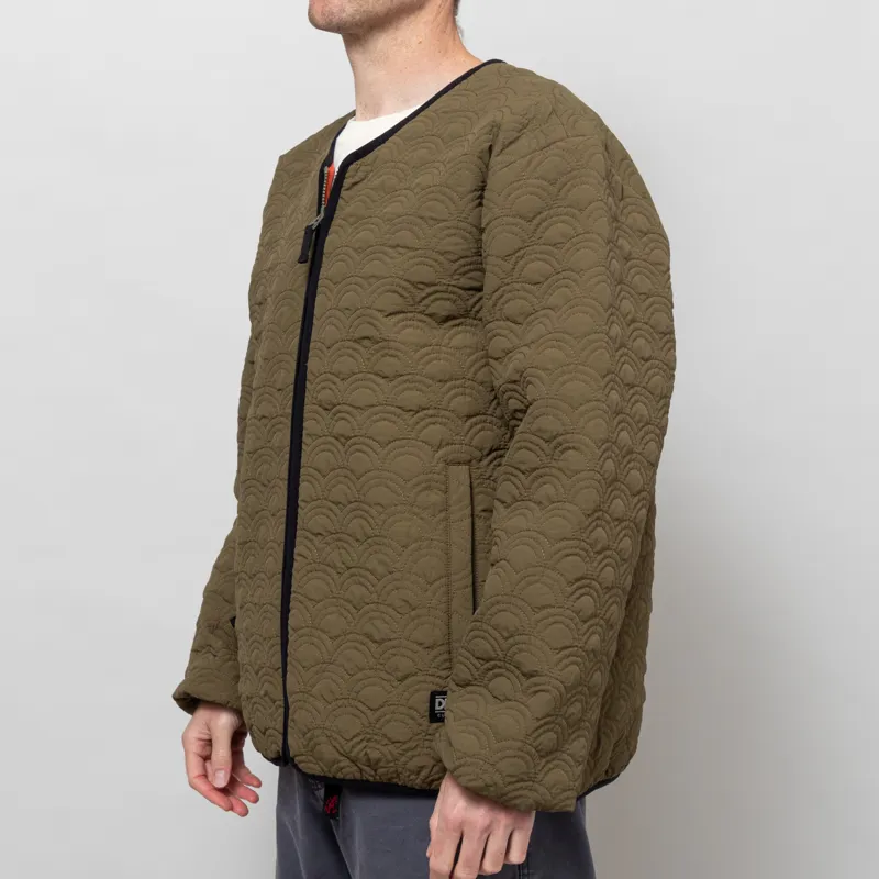 Deus Ex Machina Nihon Reversible Liner Dark Olive-2