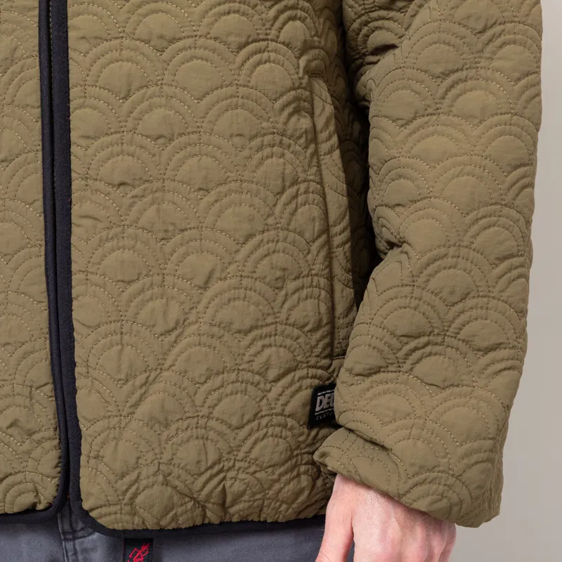 Deus Ex Machina Nihon Reversible Liner Dark Olive-12