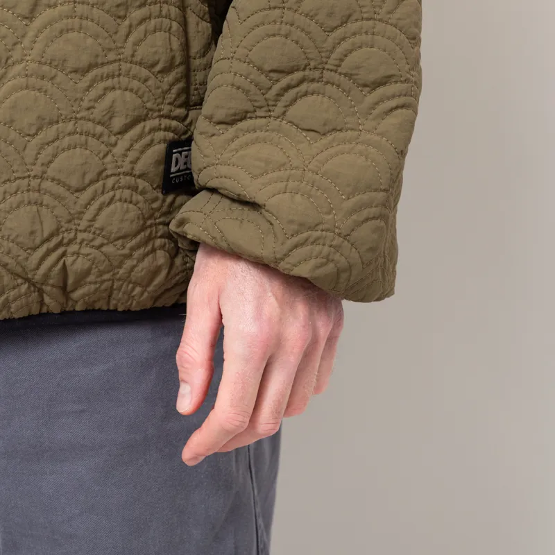 Deus Ex Machina Nihon Reversible Liner Dark Olive-13
