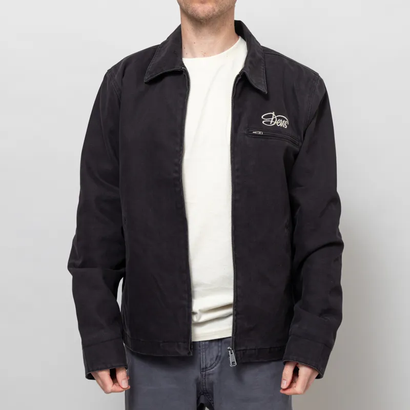 Deus Ex Machina Workwear Overdye Jacket Anthracite-1