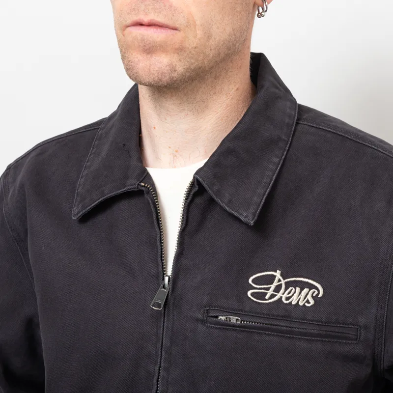 Deus Ex Machina Workwear Overdye Jacket Anthracite-6