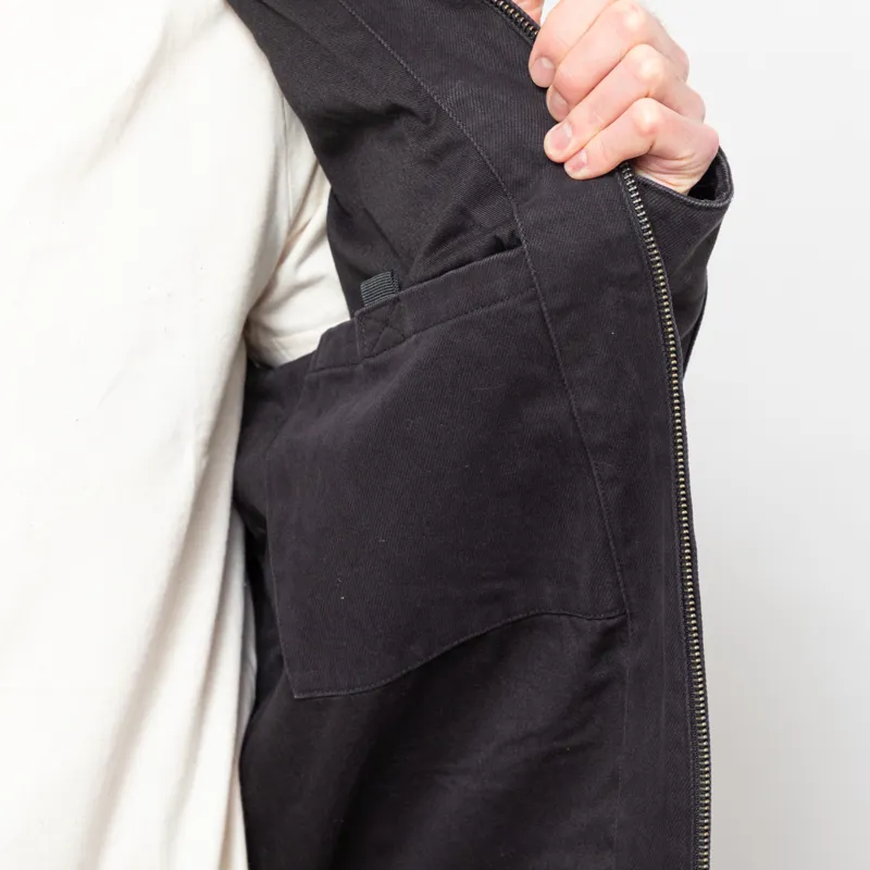 Deus Ex Machina Workwear Overdye Jacket Anthracite-8