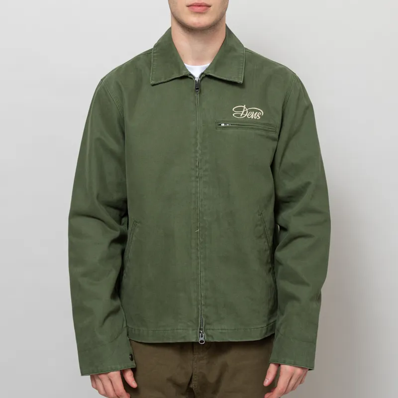 Deus Ex Machina Workwear Overdye Jacket Cypress Green