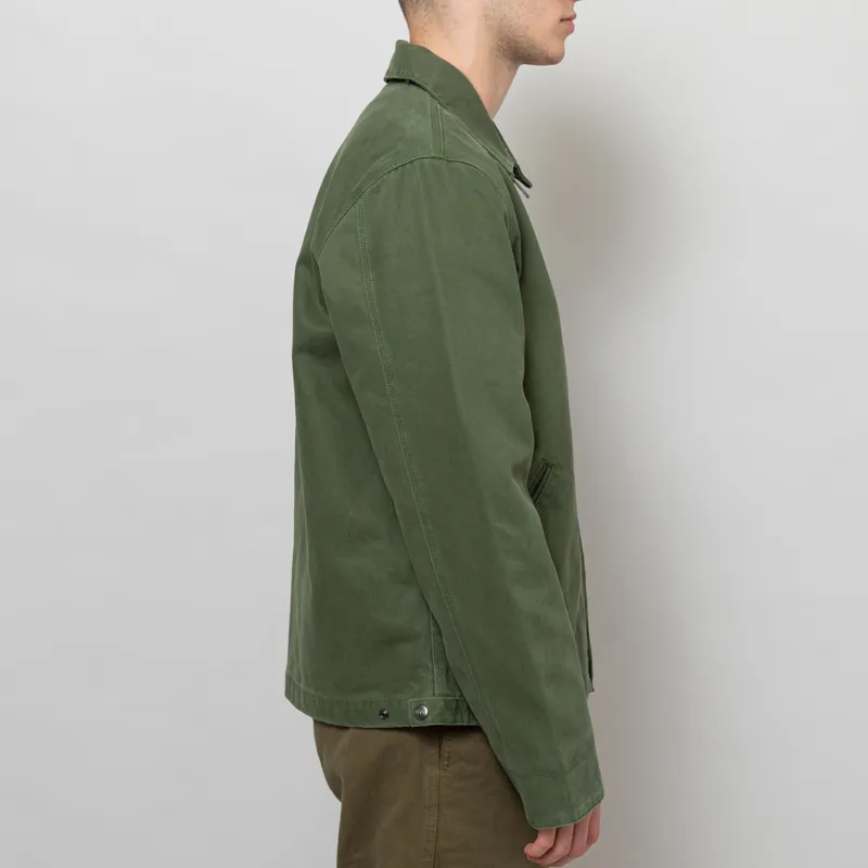 Deus Ex Machina Workwear Overdye Jacket Cypress Green-4