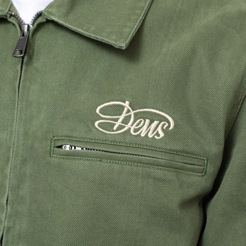 Deus Ex Machina Workwear Overdye Jacket Cypress Green-6
