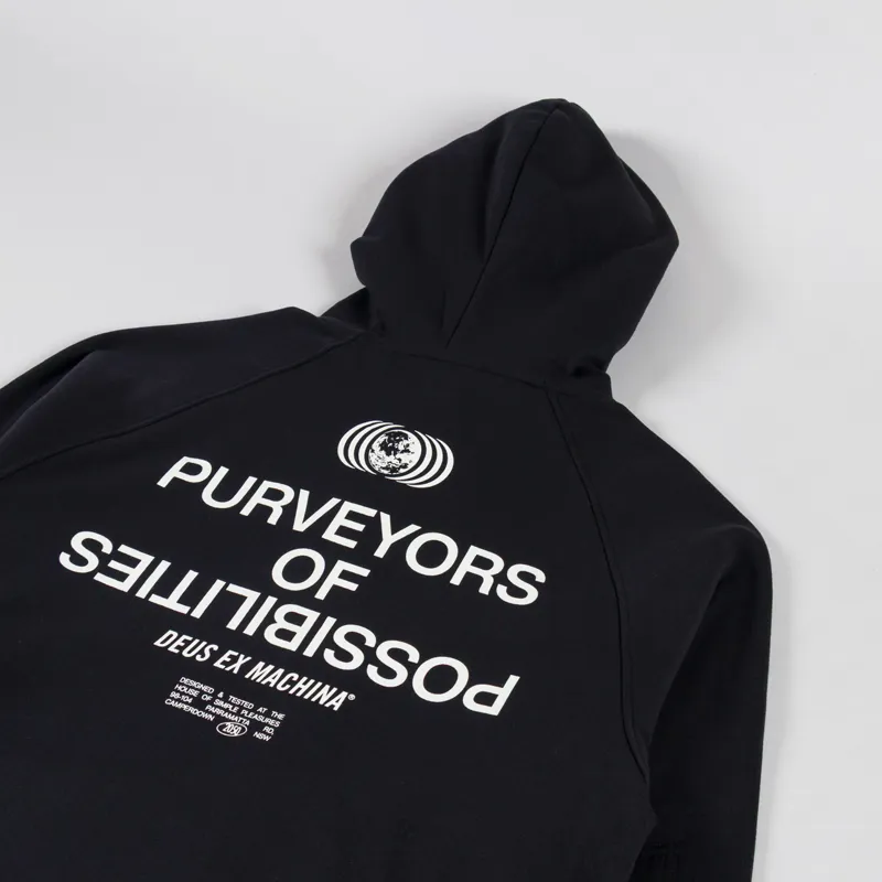 Deus Ex Machina Axis Hoodie Black-2