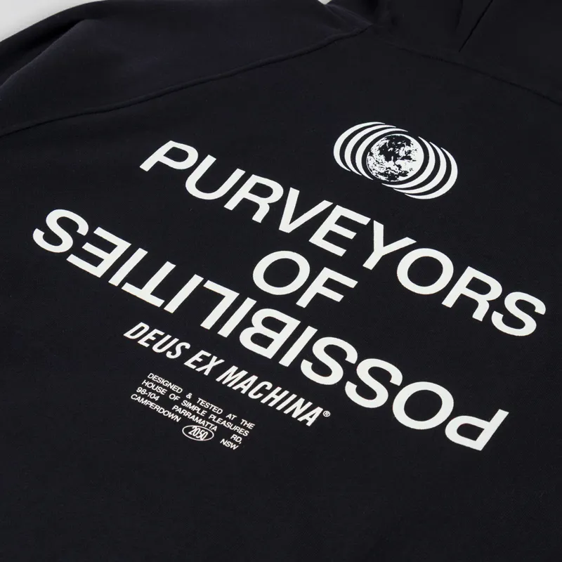 Deus Ex Machina Axis Hoodie Black-4