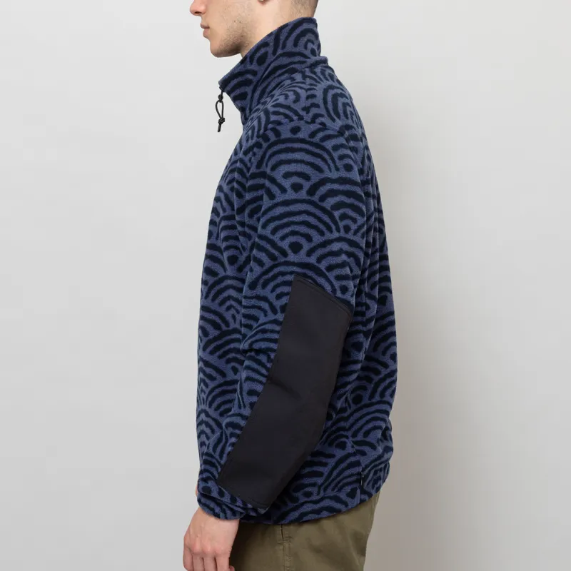 Deus Ex Machina Nihon Zip Fleece Navy-2