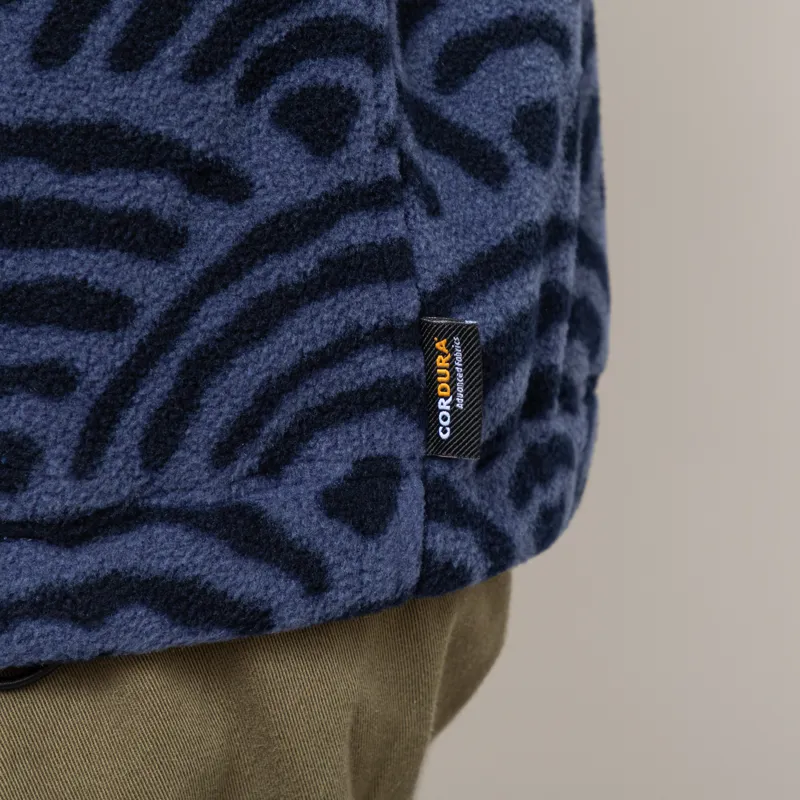 Deus Ex Machina Nihon Zip Fleece Navy-10