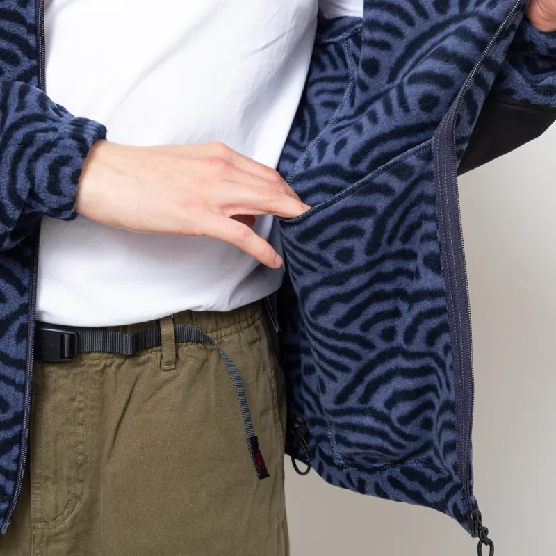 Deus Ex Machina Nihon Zip Fleece Navy-7