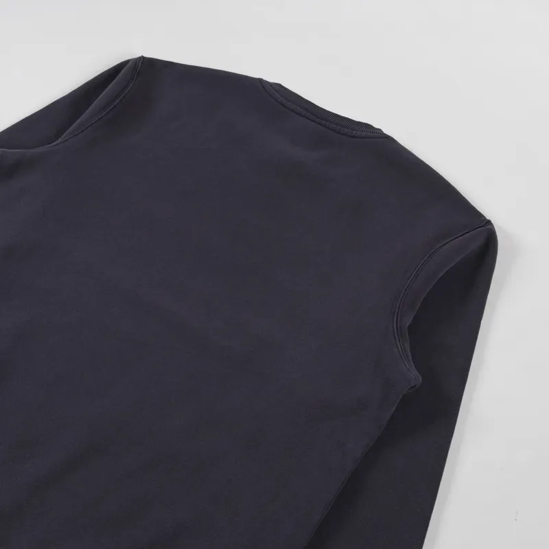 Deus Ex Machina Shield Garment Dyed Crew Black-3