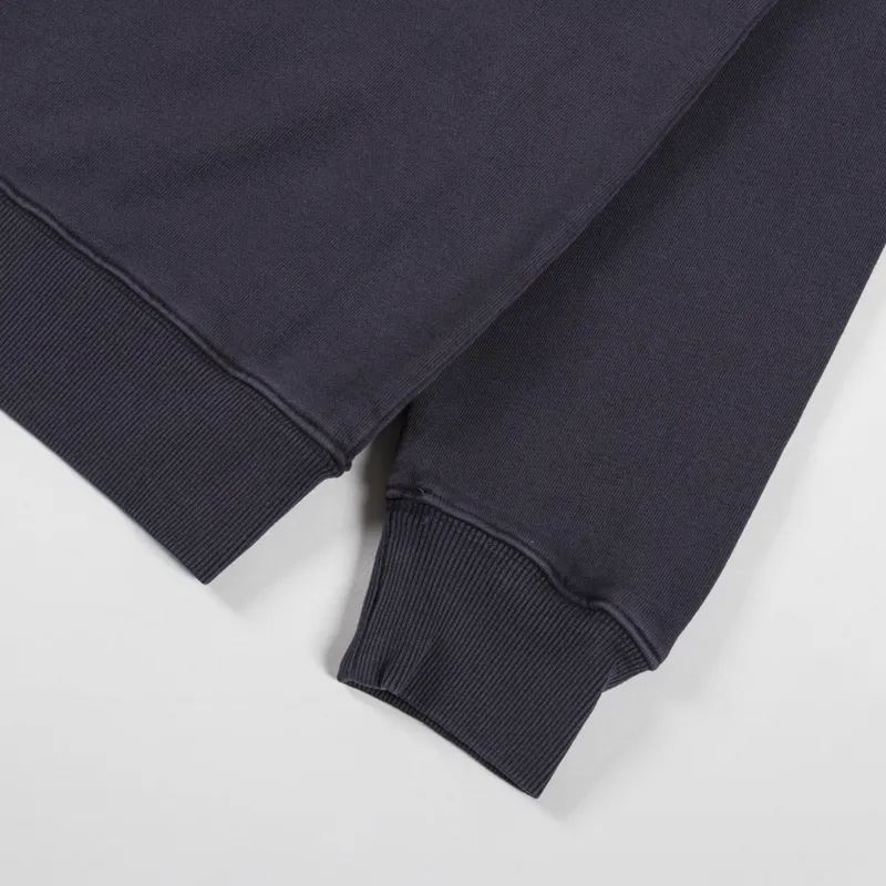 Deus Ex Machina Shield Garment Dyed Crew Black-6