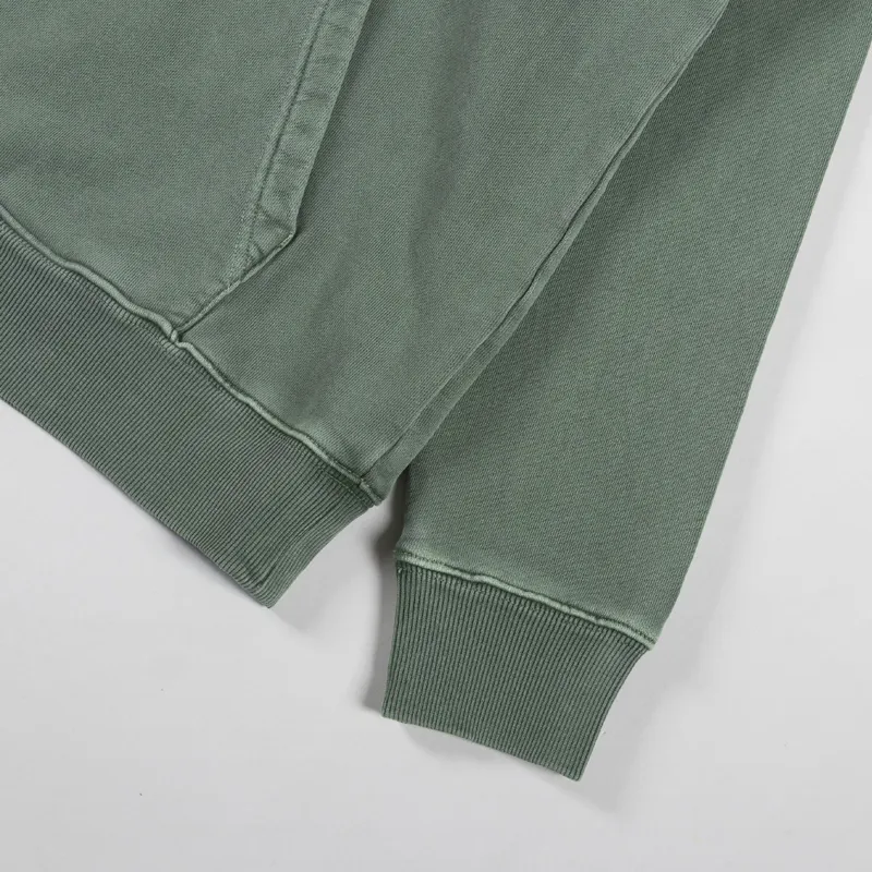 Deus Ex Machina Shield Garment Dyed Hoodie Cypress Green-6