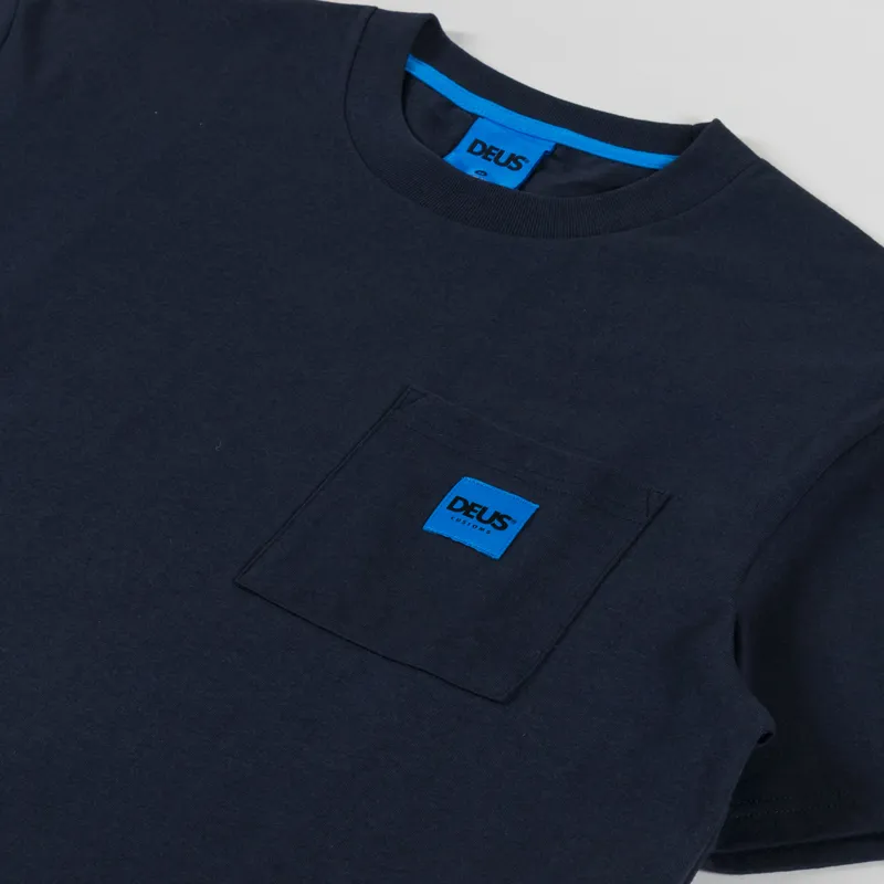 Deus Ex Machina Take Off Pocket T Shirt Black-1