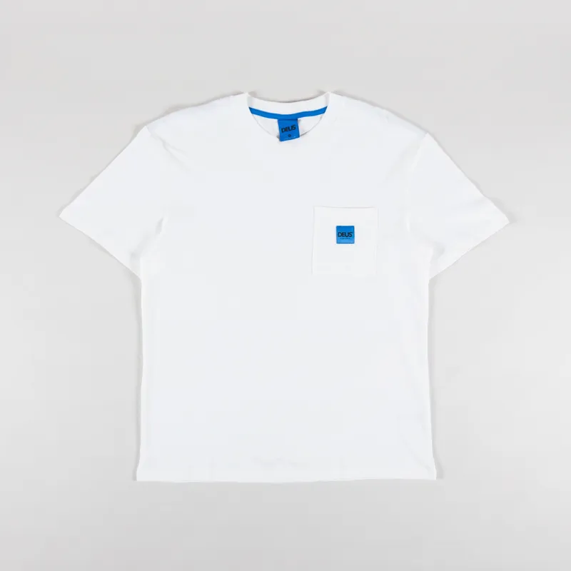 Deus Ex Machina Take Off Pocket T Shirt Vintage White