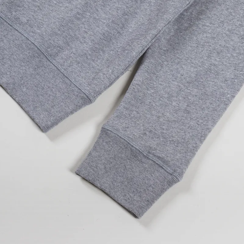 Deus Ex Machina Chinchilla Zip Hoodie Grey Marle-9