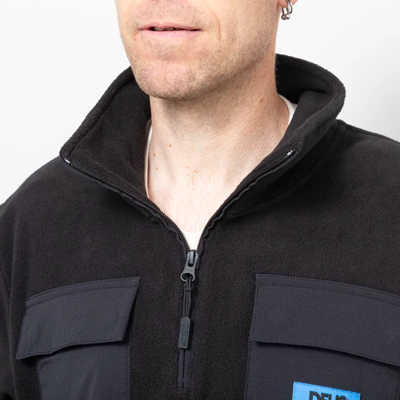 Deus Mens Ex Machina Section Zip Neck Fleece Insulated Jacket