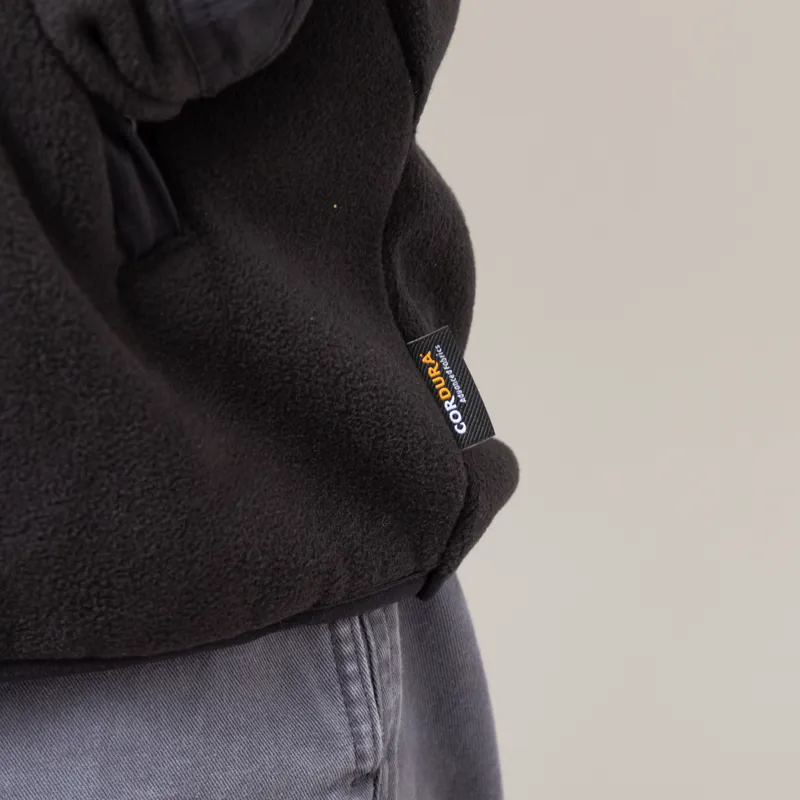 Deus Ex Machina Section Zip Neck Fleece Black-9